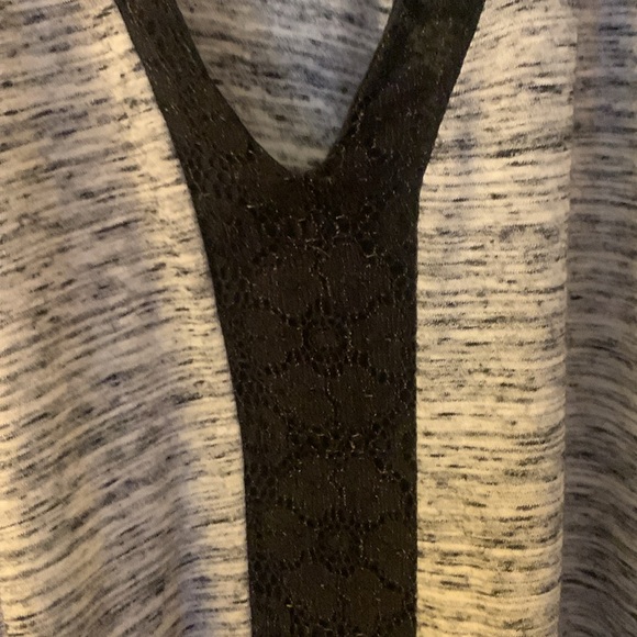 Language Grey and Black V-Neck - Picture 2 of 8